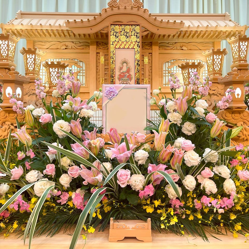 所沢市斎場での家族葬イメージ