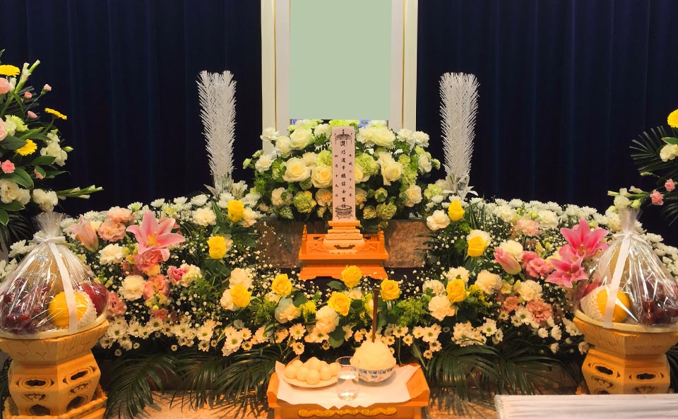 所沢市斎場での典礼プランイメージ